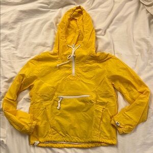 Abercrombie & Fitch Yellow Raincoat Lightweight Water-Resistant